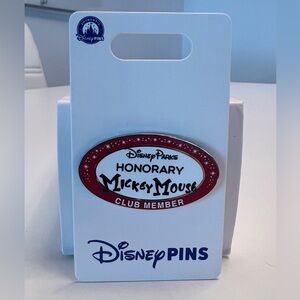 NEW DISNEY PARKS HONORARY MICKEY MOUSE CLUB MEMBER OPEN EDITION COLLECTORS PIN